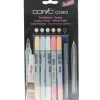 COPIC Ciao Marker 5+1 Pastel Set - Little Painter Art | Exploring the Endless Possibilities of Art| Brush