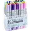 COPIC Ciao Marker Set of 36 Colours Set A - Little Painter Art | Exploring the Endless Possibilities of Art| Brush