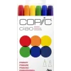 Copic Ciao Marker Set Primary 6pk - Little Painter Art | Exploring the Endless Possibilities of Art| Brush