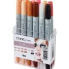 COPIC Ciao Markers - Skin Tone Colours - Set of 12 - Little Painter Art | Exploring the Endless Possibilities of Art| Brush