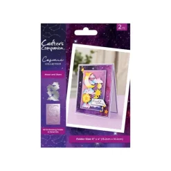 Cosmic Collection 3D Embossing Folder and Die - Moon and Stars - Little Painter Art | Exploring the Endless Possibilities of Art| Shop All