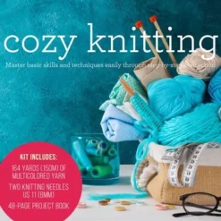 Cozy Knitting Kit by Carri Hammett - Little Painter Art | Exploring the Endless Possibilities of Art| Hot