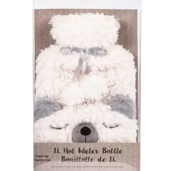 Cozywear Shearling Polar Bear Hot Water Bottle & Eye Mask Set - Little Painter Art | Exploring the Endless Possibilities of Art| Shop All