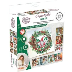 Craft Buddy DIY Crystal Art Cards 8pk - Christmas Cards - Little Painter Art | Exploring the Endless Possibilities of Art| Hot