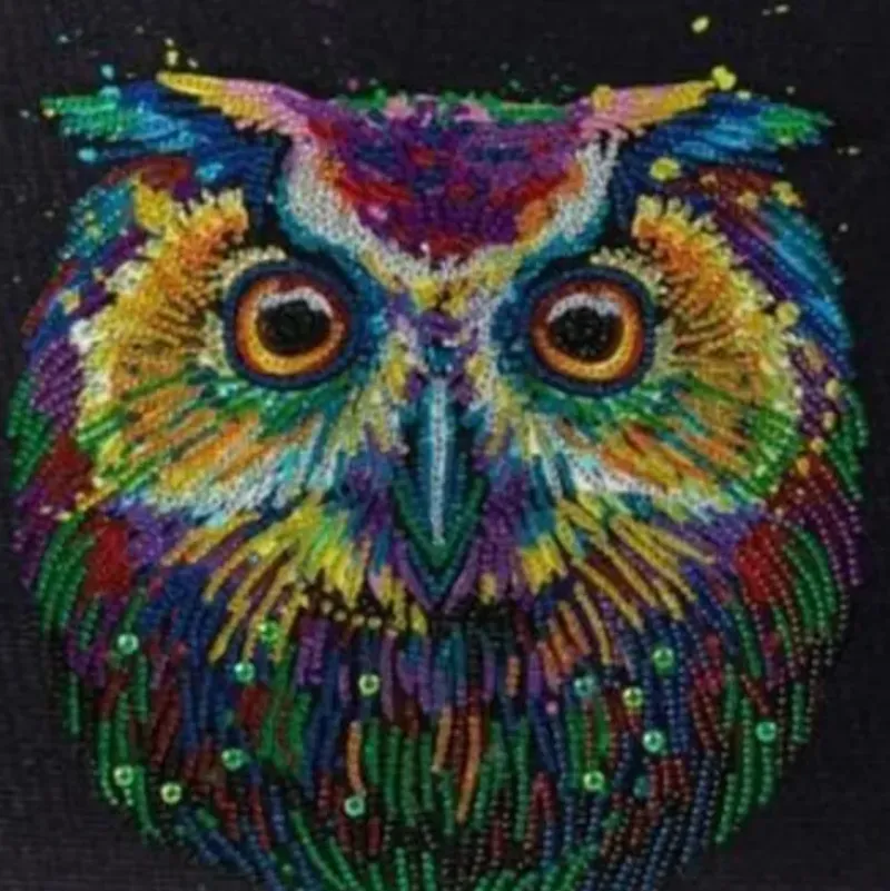 Craft Buddy DIY Crystal Art Medium Framed Kit - Nocturnal Wonder - Little Painter Art | Exploring the Endless Possibilities of Art| Hot