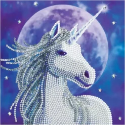 Craft Buddy DIY Crystal Art Card Kit - Starlight Unicorn - Little Painter Art | Exploring the Endless Possibilities of Art| Shop All