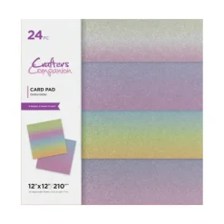 Crafter's Companion - 12" x 12" Card Pad - Ombre Glitter - Little Painter Art | Exploring the Endless Possibilities of Art| Shop All
