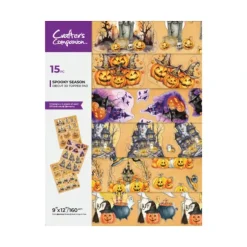 Crafters Companion - 9 x 12 3D Topper Pad - Spooky Season - Little Painter Art | Exploring the Endless Possibilities of Art| Shop All