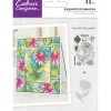 Crafter's Companion - 4 x 6" Photopolymer Stamp with Mask - Exquisite Echinacea - Little Painter Art | Exploring the Endless Possibilities of Art| Shop All