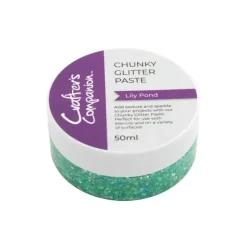 Crafter's Companion - Chunky Glitter Paste - Lily Pond - Little Painter Art | Exploring the Endless Possibilities of Art| Canvas