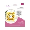 Crafters Companion - Die Cutting & Embossing Hexagon Nesting Dies - Little Painter Art | Exploring the Endless Possibilities of Art| Shop All