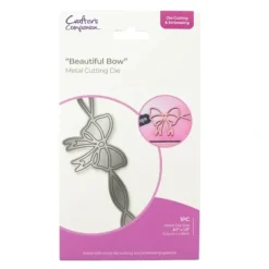Crafters Companion - Die Cutting & Embossing - Beautiful Bow - Little Painter Art | Exploring the Endless Possibilities of Art| Shop All