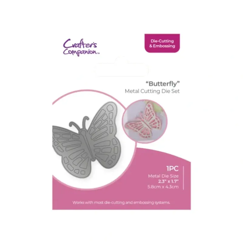Crafters Companion - Die Cutting & Embossing - Butterfly - Little Painter Art | Exploring the Endless Possibilities of Art| Shop All