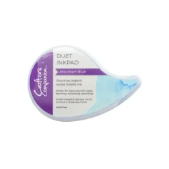 Crafter's Companion - Duet Inkpad Mountain Blue - Little Painter Art | Exploring the Endless Possibilities of Art| Brush