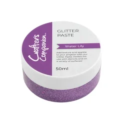 Crafter's Companion - Glitter Paste Water Lily - Little Painter Art | Exploring the Endless Possibilities of Art| Canvas