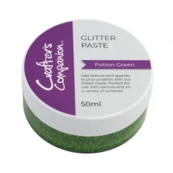 Crafter's Companion - Glitter Paste Potion Green - Little Painter Art | Exploring the Endless Possibilities of Art| Canvas