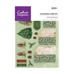 Crafter's Companion - Kits - Cascading Card Kit - Festive Delights - Little Painter Art | Exploring the Endless Possibilities of Art| Shop All