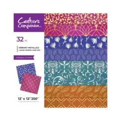 Crafter's Companion - Luxury Mirror Card Pad 12" x 12" - Vibrant Metallics - Little Painter Art | Exploring the Endless Possibilities of Art| Shop All