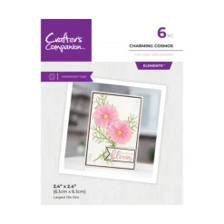 Crafters Companion - Metal Die Elements - Charming Cosmos - Little Painter Art | Exploring the Endless Possibilities of Art| Shop All