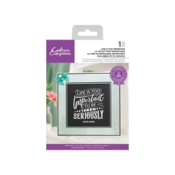 Crafter's Companion - Photopolymer Stamp - Life is too important - Little Painter Art | Exploring the Endless Possibilities of Art| Brush