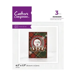 Crafter's Companion - Stamp and Die - Reindeers - Little Painter Art | Exploring the Endless Possibilities of Art| Shop All