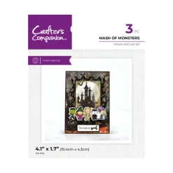Crafter's Companion - Stamp and Die - Mash of Monsters - Little Painter Art | Exploring the Endless Possibilities of Art| Shop All