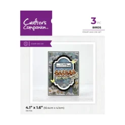 Crafter's Companion - Stamp and Die - Birds - Little Painter Art | Exploring the Endless Possibilities of Art| Shop All
