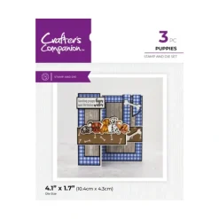 Crafter's Companion - Stamp and Die - Puppies - Little Painter Art | Exploring the Endless Possibilities of Art| Shop All