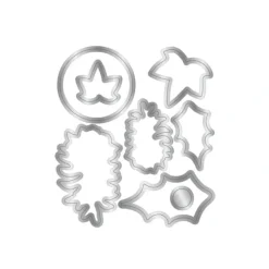 Crafters Companion 6 x 9 3D Folder & Metal Die - Festive Foliage - Little Painter Art | Exploring the Endless Possibilities of Art| Brush