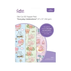 Crafter's Companion 12" x 9" 3D Topper Pad - Everyday Celebrations - Little Painter Art | Exploring the Endless Possibilities of Art| Shop All