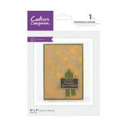 Crafter's Companion 5" x 7" Embossing Folder - Pumpkins & Leaves - Little Painter Art | Exploring the Endless Possibilities of Art| Shop All
