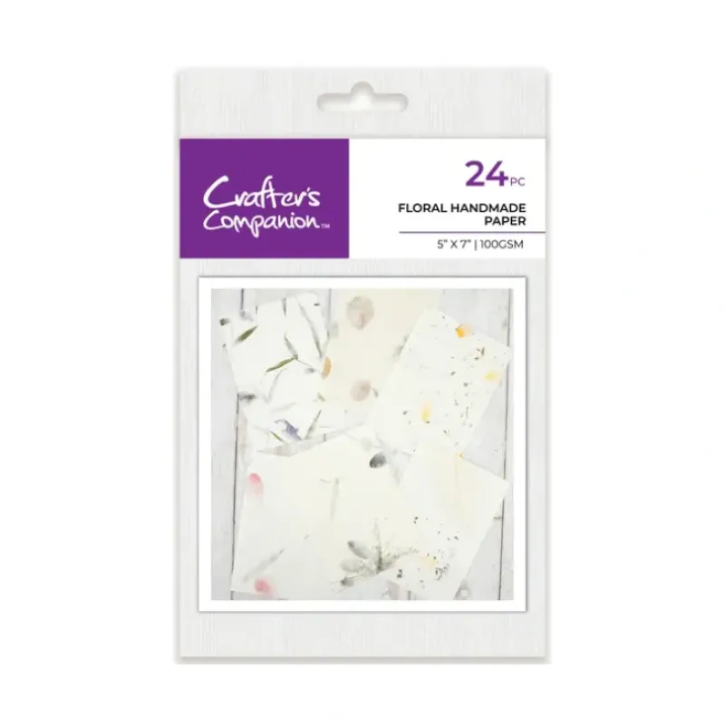 Crafters Companion 5 x 7 Floral Handmade Paper Pack - Little Painter Art | Exploring the Endless Possibilities of Art| Shop All