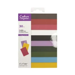 Crafters Companion 5 X 7 Linen Card Pad - Layered Florals - Little Painter Art | Exploring the Endless Possibilities of Art| Shop All
