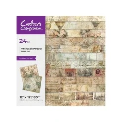 Crafters Companion 12 x 12 Paper Pad - Vintage Scrapbook - Little Painter Art | Exploring the Endless Possibilities of Art| Shop All