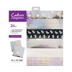 Crafter's Companion 12" x 12" Paper Pad - Holographic 2nd Edition - Little Painter Art | Exploring the Endless Possibilities of Art| Shop All