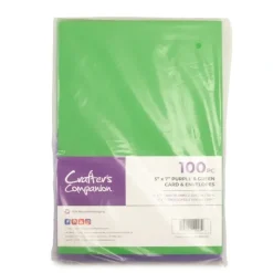 Crafter's Companion - 5"x7" Purple & Green Card & Envelopes 100pc - Little Painter Art | Exploring the Endless Possibilities of Art| Canvas