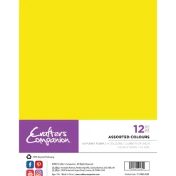 Crafter's Companion A4 Funky Foam - Assorted Colours - 12 Pack - Little Painter Art | Exploring the Endless Possibilities of Art| Shop All