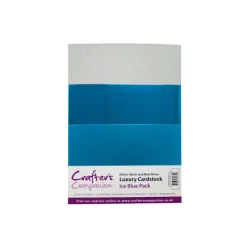 Crafter's Companion A4 Luxury Cardstock Pack - Ice Blue - Little Painter Art | Exploring the Endless Possibilities of Art| Shop All