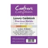 Crafter's Companion A4 Luxury Cardstock Pack - Precious Metals - Little Painter Art | Exploring the Endless Possibilities of Art| Shop All