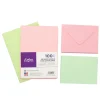 Crafter's Companion A6 Mixed Pastels Card & Envelopes - 100 Pack - Little Painter Art | Exploring the Endless Possibilities of Art| Shop All