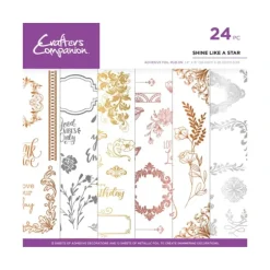 Crafter's Companion Adhesive Foil Rub Ons - Shine Like A Star - Little Painter Art | Exploring the Endless Possibilities of Art| Shop All