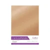 Crafter's Companion Centura Pearl Metallic A4 Single Colour 10 Sheet Pack - Copper - Little Painter Art | Exploring the Endless Possibilities of Art| Shop All