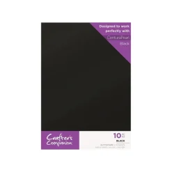 Crafter's Companion Centura Pearl Single Colour A4 10 Sheet Pack - Black - Little Painter Art | Exploring the Endless Possibilities of Art| Shop All
