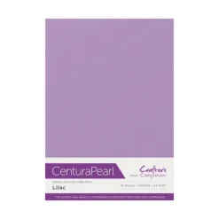 Crafter's Companion Centura Pearl Single Colour A4 10 Sheet Pack - Lilac - Little Painter Art | Exploring the Endless Possibilities of Art| Shop All