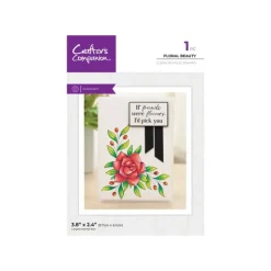 Crafter's Companion Clear Acrylic Stamp - Floral Beauty - Little Painter Art | Exploring the Endless Possibilities of Art| Shop All