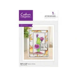 Crafter's Companion Clear Acrylic Stamp - Let the Sun Shine - Little Painter Art | Exploring the Endless Possibilities of Art| Shop All