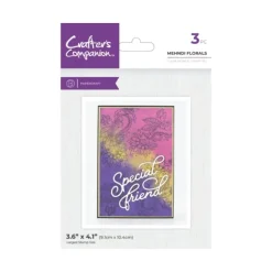 Crafter's Companion Clear Acrylic Stamp - Mehndi Florals - Little Painter Art | Exploring the Endless Possibilities of Art| Shop All
