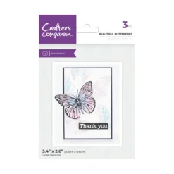 Crafter's Companion Clear Acrylic Stamp - Beautiful Butterflies - Little Painter Art | Exploring the Endless Possibilities of Art| Shop All