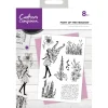 Crafter's Companion Clear Acrylic Stamp - Fairy of the Meadow - Little Painter Art | Exploring the Endless Possibilities of Art| Brush