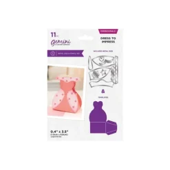 Crafter's Companion 3D Box Die and Stencil Set - Dress to Impress - Little Painter Art | Exploring the Endless Possibilities of Art| Shop All